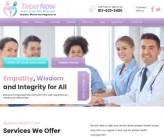 Treatnowfamilyclinic.com(Treat Now Family Clinic and Psychiatry) Screenshot