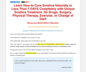 Treatsciaticanow.com(Sciatica Treatment) Screenshot