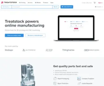Treatstock.com(Machine shop near me) Screenshot