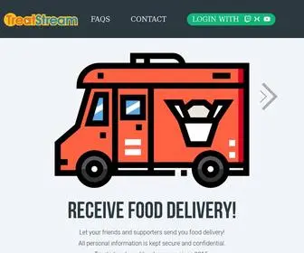 Treatstream.com(Send or Receive Food Delivery) Screenshot