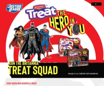 Treattheheroinyou.com(Join the Britannia Treat Squad) Screenshot