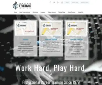 Trebas.com(Trebas Institute Quebec Inc) Screenshot