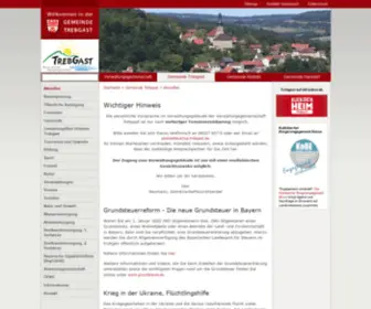 Trebgast.de(Gemeinde Trebgast) Screenshot