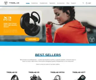 Treblab.com(Online Shopping for Bluetooth Audio Devices) Screenshot