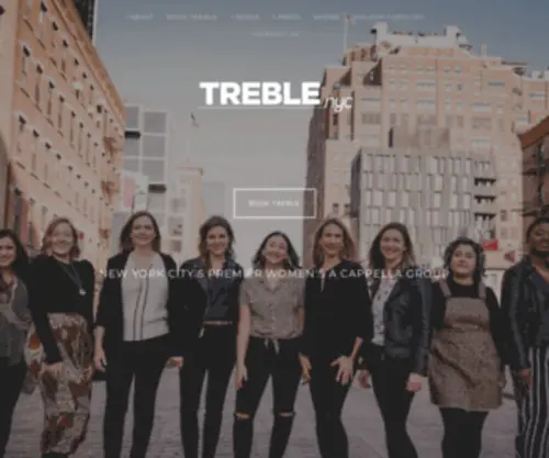 Treblenyc.com(Treble NYC) Screenshot