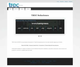 Trec.com.mx(TREC Soluciones) Screenshot