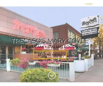 Trecasos.com(Ice Cream & Italian Food) Screenshot