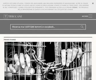 Treccani.it(Il portale del sapere) Screenshot