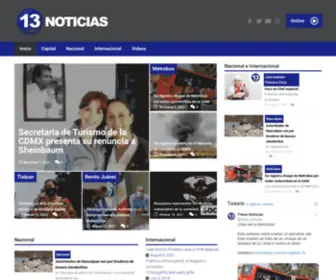 Trecenoticias.com(Trece Noticias) Screenshot