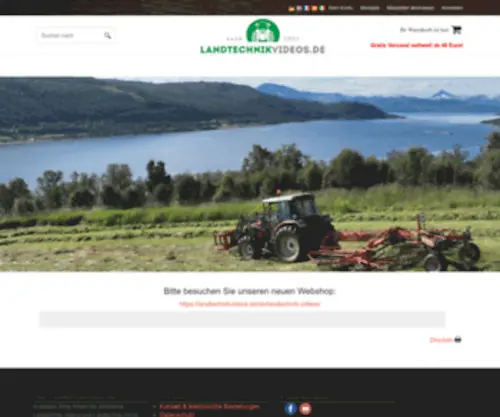 Treckervideo.de(Landtechnik DVDs und Agrarvideos aus aller Welt) Screenshot