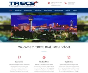 Trecs.org(Real Estate School) Screenshot