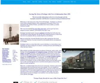Tredegar.co.uk(South Wales) Screenshot