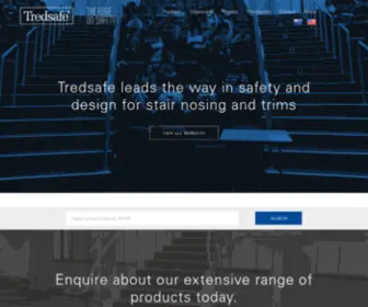 Tredsafe.com(Stairnosing, Floor & Wall Finishing Trims) Screenshot