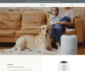 Tredyhome.com(Air Purifiers) Screenshot