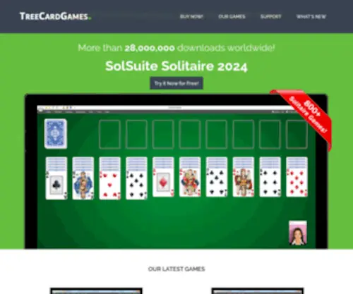 Treecardgames.com(Solitaire Card Games) Screenshot