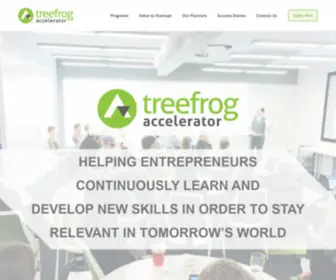Treefrog.biz(The Treefrog Accelerator) Screenshot
