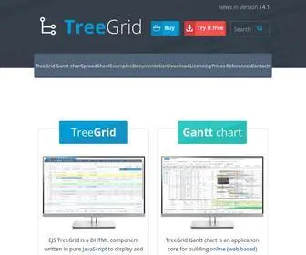 Treegrid.com(JavaScript table) Screenshot