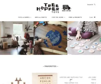 Treehoppertoys.com(Create an Ecommerce Website and Sell Online) Screenshot