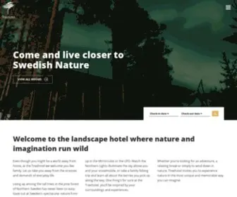 Treehotel.se(Martin Widegård) Screenshot