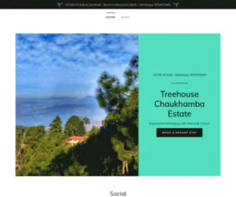 Treehousealmora.com(Treehouse Chaukhamba Estate) Screenshot