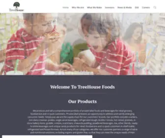 Treehousefoods.com(TreeHouse Foods) Screenshot