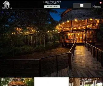Treehouselodge.com(Treehouse Lodge) Screenshot