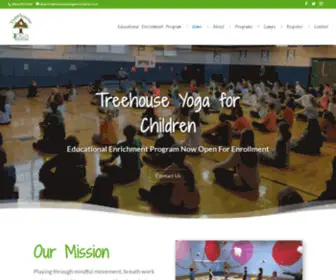 Treehouseyogaforchildren.com(Treehouse Yoga for Children) Screenshot