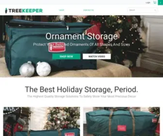 Treekeeperbags.com(Luxurious Miscellaneous Decoration and Christmas Decoration storage bags) Screenshot