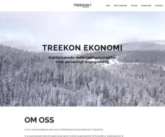 Treekon.se(Redovisningsbyrå) Screenshot