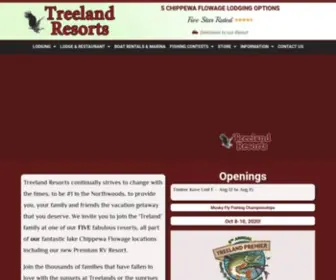 Treelandresorts.com(Treeland Resorts) Screenshot