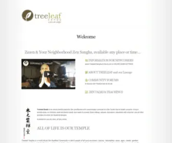 Treeleaf.org(Treeleaf Zendo) Screenshot