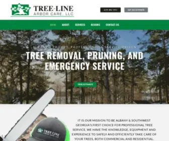 Treelinearborcare.com(Albany tree removal) Screenshot