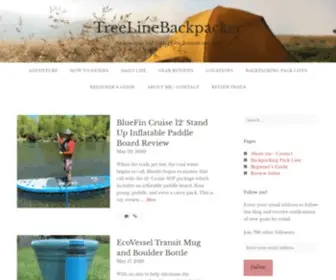 Treelinebackpacker.com(Backpacking, and Hiking Gear Reviews and Tips) Screenshot