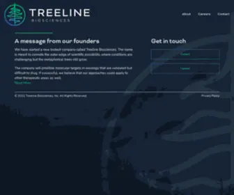 Treelinebiosciences.com(Treeline Biosciences) Screenshot