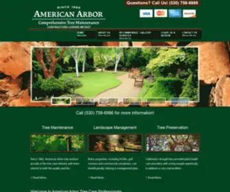 Treemaintenancedavis.com(American Arbor Tree Care Professionals) Screenshot