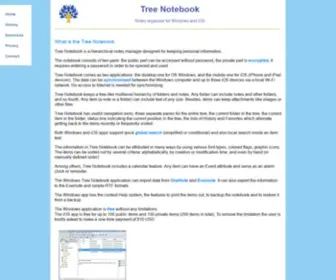 Treenotebook.net(Tree Notebook) Screenshot