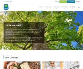 Treeoflife.ca(Tree of Life Canada) Screenshot