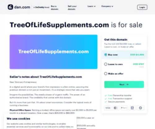 Treeoflifesupplements.com(Tree Of Life Supplements) Screenshot