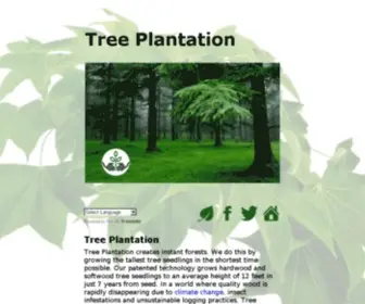 Treeplantation.com(TREE PLANTATION) Screenshot