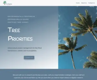 Treepriorities.com(Arboriculture Consulting for Utilities and Municipalities) Screenshot