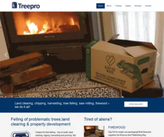 Treepro.co.za(Specialised Tree Felling and Earth Moving Garden Route) Screenshot