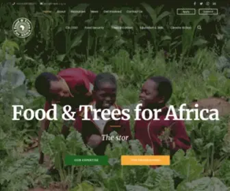 Trees.org.za(Food & Trees for Africa) Screenshot