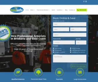 Treesafe.com.au(Arborists Brisbane) Screenshot