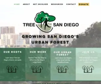 Treesandiego.org(Tree San Diego) Screenshot