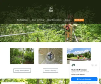 Treescapeadventurepark.com(TreEscape Aerial Adventure Park) Screenshot