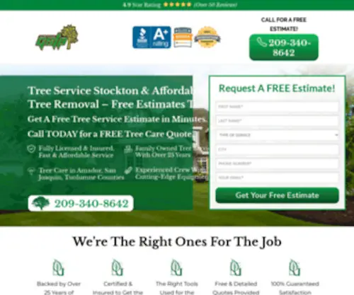 Treeservicecalifornia.com(Best Prices) Screenshot