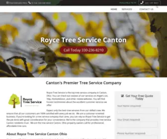 Treeservicecantonoh.com(Tree Service) Screenshot