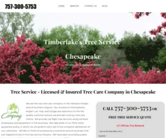 Treeservicechesapeake.com(Tree Service Chesapeake Trusts) Screenshot