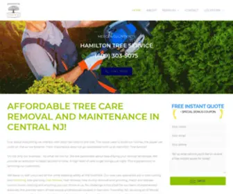 Treeservicehamiltonnj.com(Top customer care and affordability for Mercer NJ tree services) Screenshot