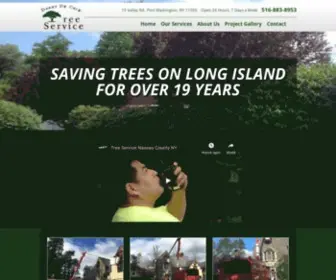 Treeserviceportwashington.com(Danny DP Corporation Tree Service) Screenshot